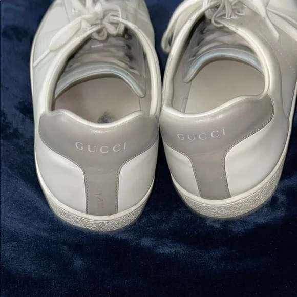 Gucci Classic White Leather Sneakers